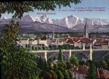 CPA Publicite Berne Vaccin animal Lancy Vaxina de Berne