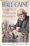 CPA Publicite Hall Caine and his dream Children New novel The master of man William Heinemann London 