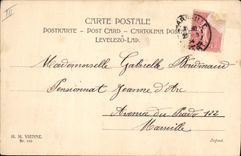 CPA Fantaisie Enfants Ange Chien 