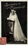CPA Fantaisie Communion Enfant 