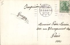 CPA Fantaisie Communion Enfant 