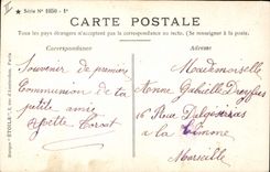 CPA Fantaisie Communion Enfant 