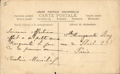 CPA Fantaisie Communion Enfant 