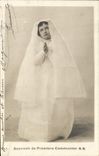 CPA Fantaisie Communion Enfant 