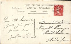 CPA Fantaisie Communion Enfant 