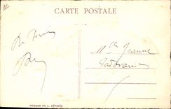 CPA Fantaisie Fleurs sechees Violette