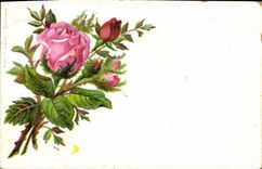 CPA Fantaisie Fleurs 