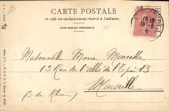 CPA Fantaisie Fleurs sechees Pensee