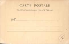 Vintage Postcard Headlight It thrown one day of storm