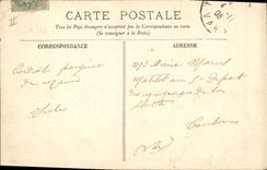 Vintage Postcard Headlight one day of Cannes good weather