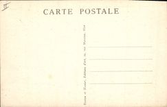 Vintage Postcard Antibes Headlight the headlight and the semaphore