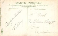 Vintage Postcard Headlight St Nazaire the Town of Nantes Boat