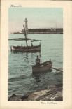 Vintage Postcard Headlight co. Marie Marseilles Boat
