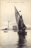 CPA Phare Cette Station balneaire L'arrivee Bateau