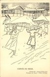 CPM Militaria Corvee de neige