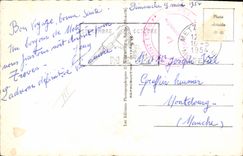CPM Militaria Service Social des Forces Francaises en Allemagne Baden Baden Freibourg Rastatt Offenburg