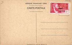 Modern Postcard Militaria Brazzaville AEF Arrived of General de Gaulle in the capital of Free France October 24th, 1940