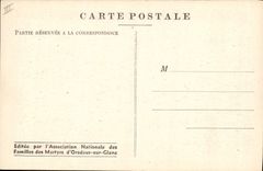 Modern Postcard Militaria Oradour on Gleans Place of the Church