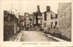 CPM Militaria Oradour sur Glane Route de Nieul