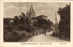 Modern Postcard Militaria Oradour on Gleans Seen taken bridge