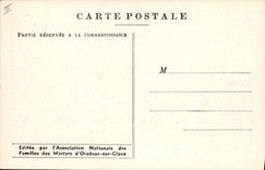 Modern Postcard Militaria Oradour on Gleans Seen taken bridge