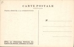 Modern Postcard Militaria Oradour on Gleans Interior of the church Baby carriage