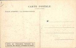 Modern Postcard Militaria Oradour on Gleans Seen general