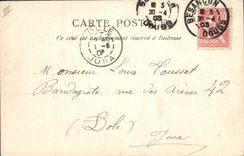 Postal Órgano Rueil la iglesia los órganos