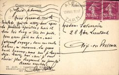 Vintage Postcard Albi Cathedrale of co. Cecile Deambulatoire Encloses chorus