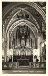 Vintage Postcard Organ Abbey of Hautecombe the church the sanctuary