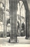 Vintage Postcard Organ Strasbourg Inneres Munster