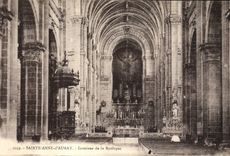 CPA Orgue Sainte Anne d'Auray Interieur de la basilique