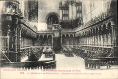 CPA Orgue St Bertrand de Comminges Ensemble du choeur de la cathedrale