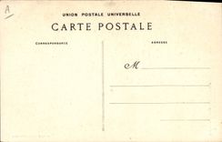 Postal Folclore un muchacho de Gourin Morbihan