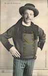 CPA Folklore Un gars de Quimperle