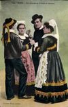 CPA Folklore Scaer Le Jambadao de la Gavotte bretonne