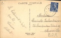 Vintage Postcard Folklore old woman of the surroundings of Auray