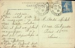 Vintage Postcard Folklore Marry country of Vannes Auray Mariage