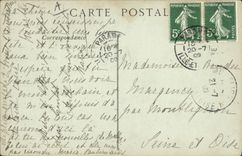 CPA Folklore Saint Gast Une veuve de marin