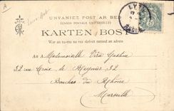 Vintage Postcard Folklore With the country of Paludiers Enfants of Covers Costume of festival