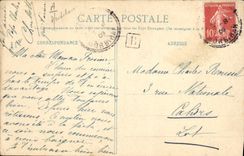 Vintage Postcard Folklore Good old of Guemene