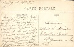 Vintage Postcard Folklore Breton Young people Children