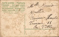 CPA Fantaisie Fleurs Poisson 1er Avril