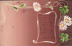 CPA Fantaisie Fleurs 