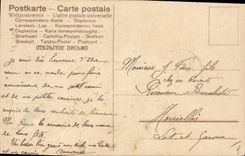 CPA Fantaisie Fleurs Enfant Bebe Chou