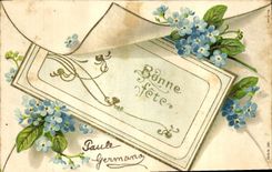 CPA Fantaisie Fleurs 