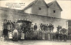 CPA Vin Vendanges Coteaux d'Anjou Vignoble du Prieure St maur le Thoreuil L'appel des vendangeurs TOP 