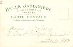 CPA Publicite La Belle Jardiniere Rue du Pont Neuf