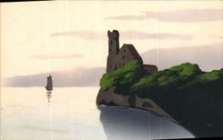 CPA Fantaisie (dessin a la main) Chateau 