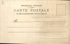 CPA Fantaisie Carte transparente La Rochelle Biscuits Lefevre Utile Grand Prix 1900 Bateau Voilier Phare